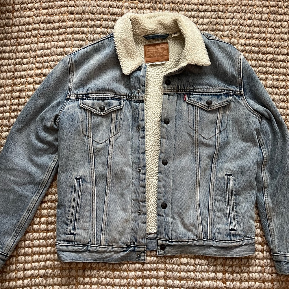 Levi’s Sherpa Denim Trucker Jacket